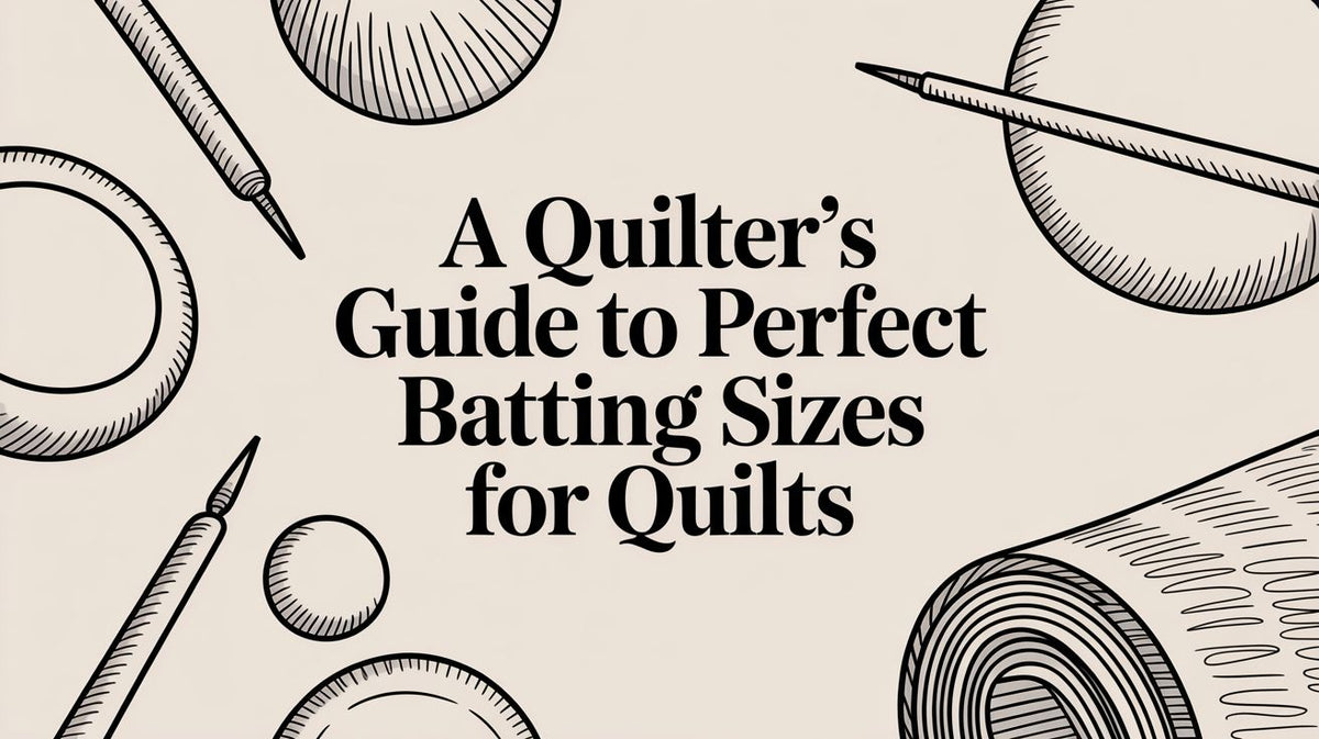 A Quilter's Guide to Perfect Batting Sizes for Quilts