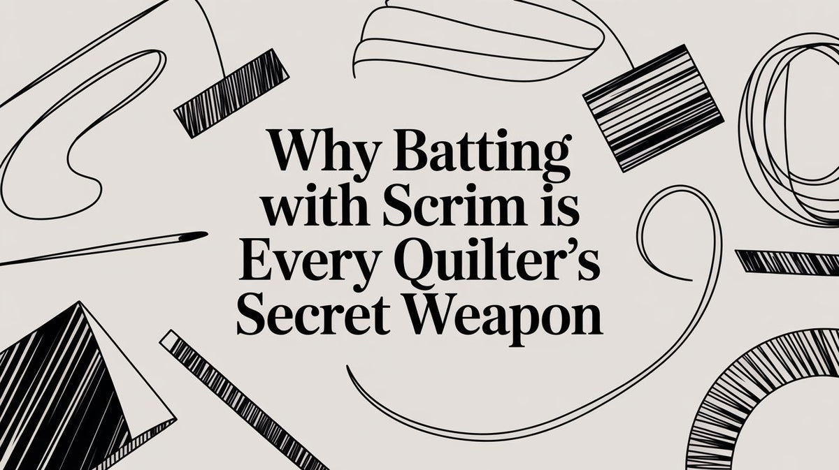 Why Batting with Scrim Is Every Quilter's Secret Weapon