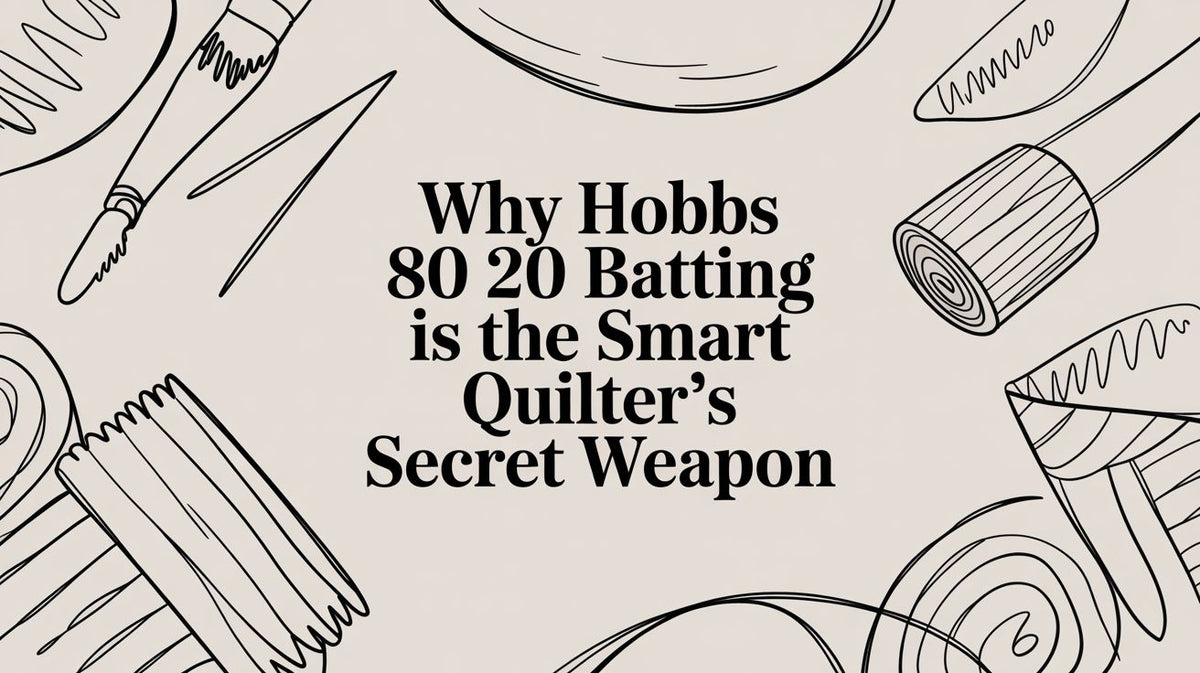 Why Hobbs 80 20 Batting Is the Smart Quilter's Secret Weapon