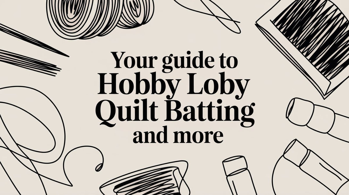 Your Guide to Hobby Lobby Quilt Batting and More