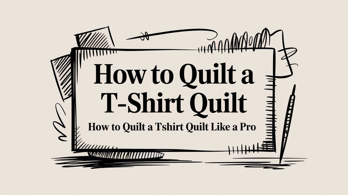 How to Quilt a Tshirt Quilt: how to quilt a tshirt quilt like a pro