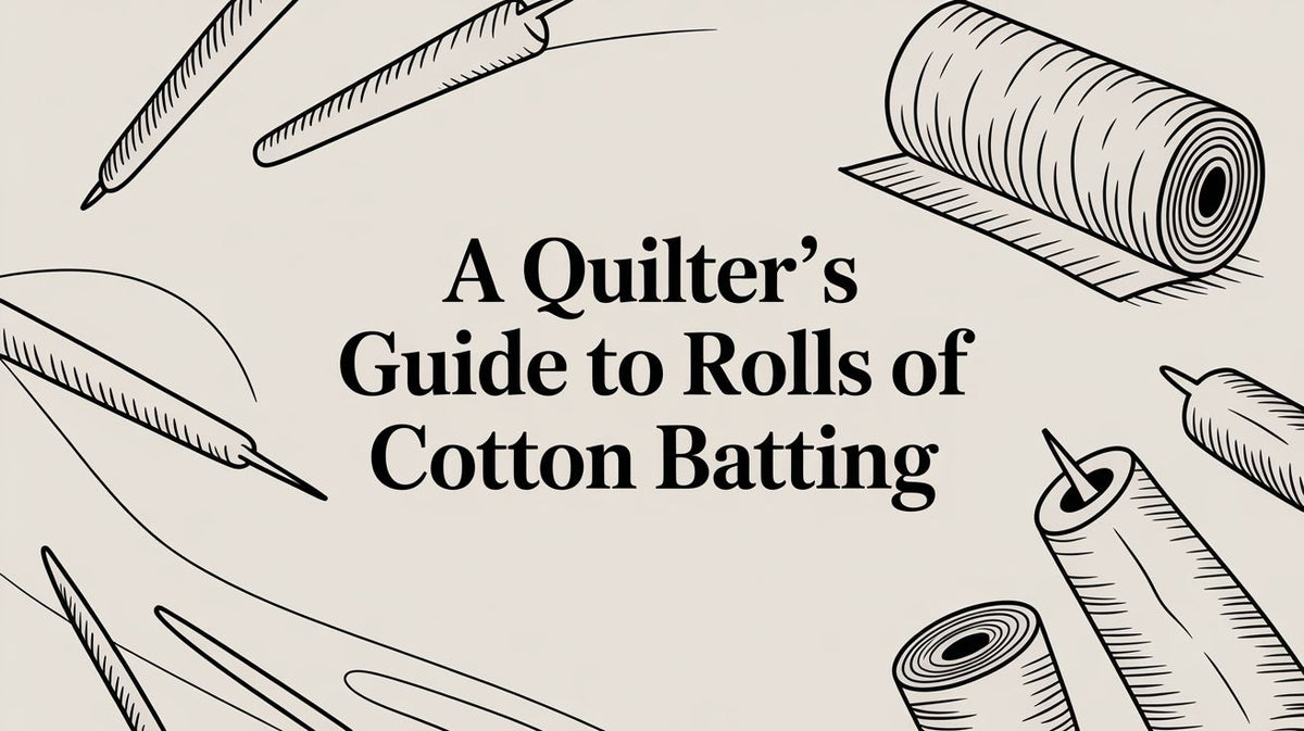 A Quilter's Guide to Rolls of Cotton Batting