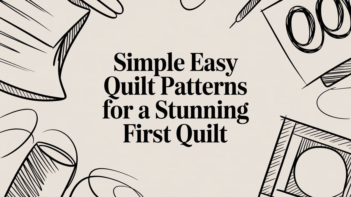 Simple Easy Quilt Patterns for a Stunning First Quilt