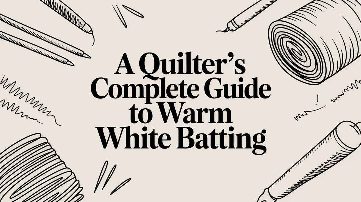 A Quilter's Complete Guide to Warm White Batting