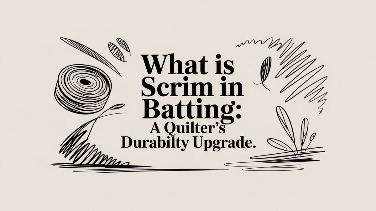 what is scrim in batting: A Quilter's Durability Upgrade