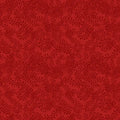 Red Swirling Leaves Cotton Wideback Fabric per yard