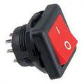 Switch Rocker Dpdt Red For Minus Machines 6-Prong