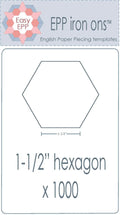 1 1/2" Hexie x 1000 Pack