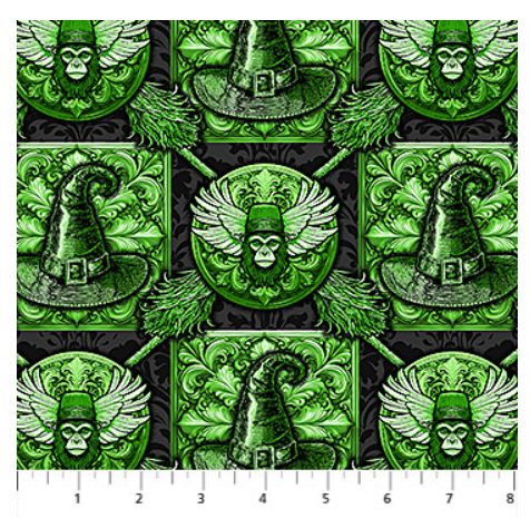 PL Insigina-Winged Monkeys & Witch Hat-Green