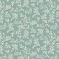 118" Aqua Candlelight & Romance Toile Cotton Wideback Fabric Per Yard