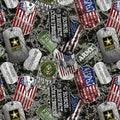 SE Military Prints 1254 A Army Dogtags