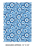 Blue Banner Celebration Cotton Wideback Fabric Per Yard