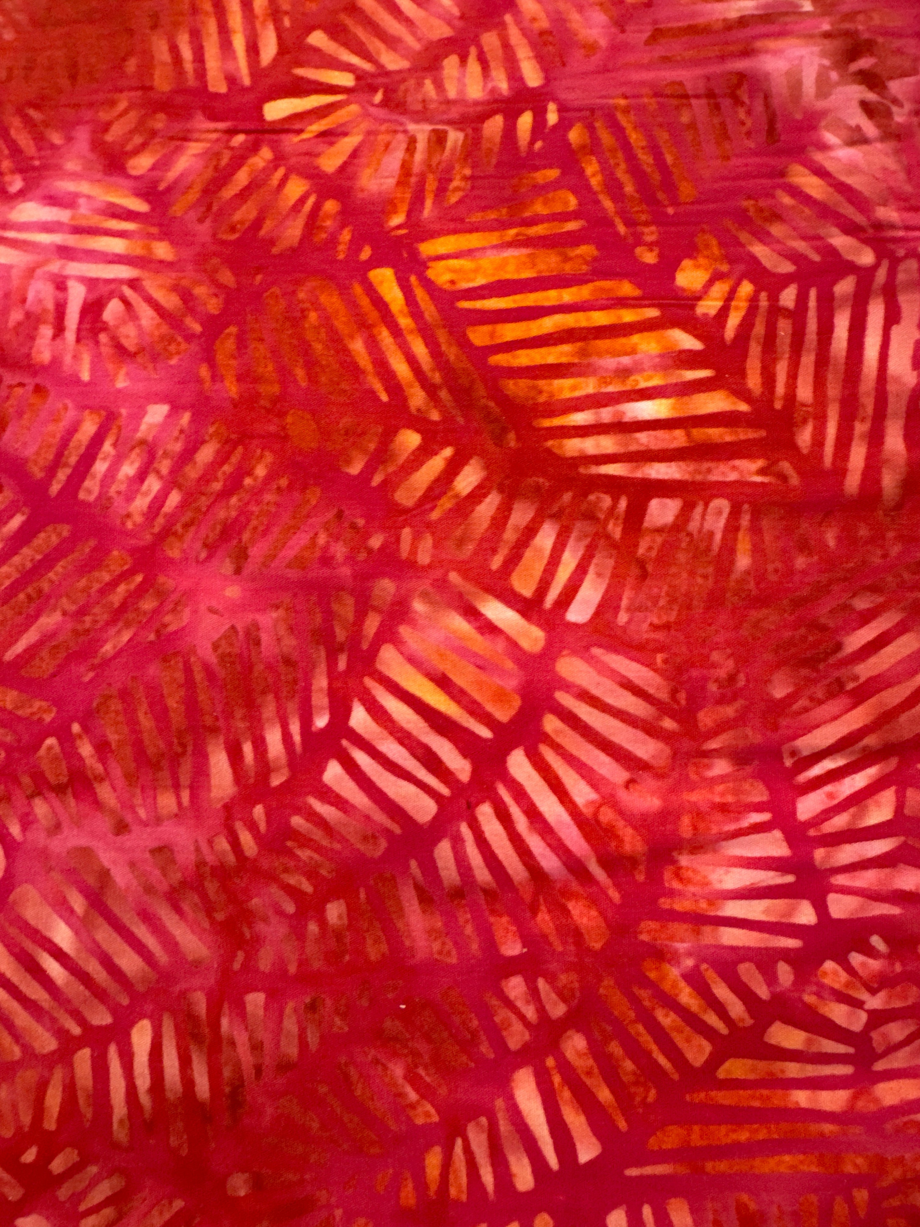 WL Palm Leaf Print Magenta