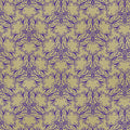 Swarm Purple/Chino Ground Works Cotton 44"/45" Fabric Per Yard