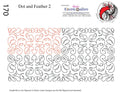 170 Dot And Feather 2 Pantograph by Linda V. Taylor