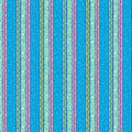 Ziggy Stripe Blue Cheeto's World Cotton 44"/45" Fabric Per Yard