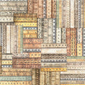 Multi Tape Measure Sew Shabby Chic Cotton 44"/45" Fabric Per Yard
