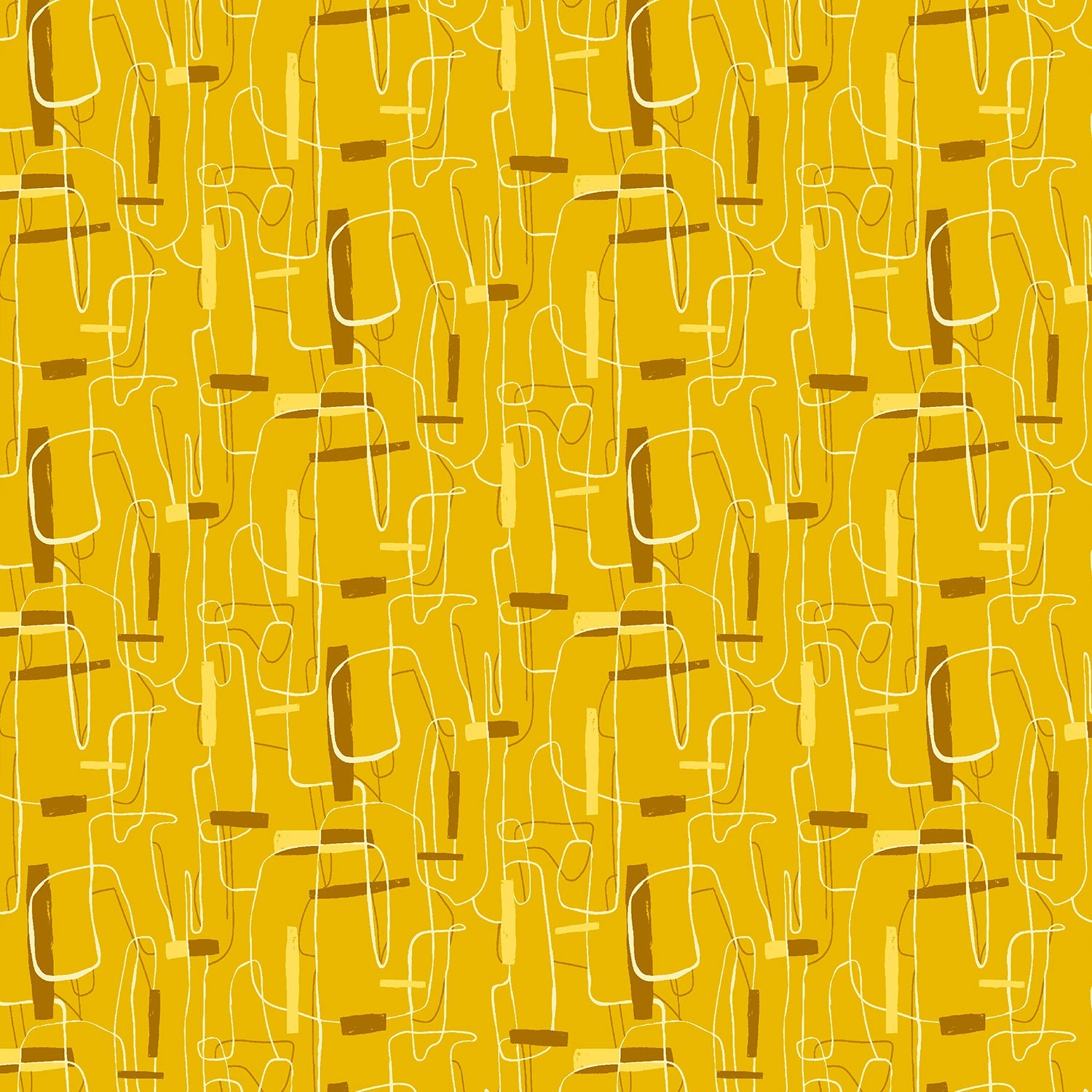 RJR Brushstrokes - Marigold Yellow