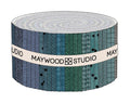 2.5in Strips Woolies Flannel Stormy Sea, 40pcs/bundle