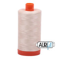 2000 Light Sand Aurifil Cotton 50wt Large Spool
