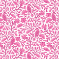 Bubblegum Roux Birds and Branches Cotton 44”/45” Fabric Per Yard