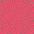 Pink Hearts Love Ink 3388 Cotton 44”/45” Fabric Per Yard