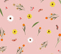 Baby Pink The Hill View Site 43"/44" Cotton Fabric Per Yard