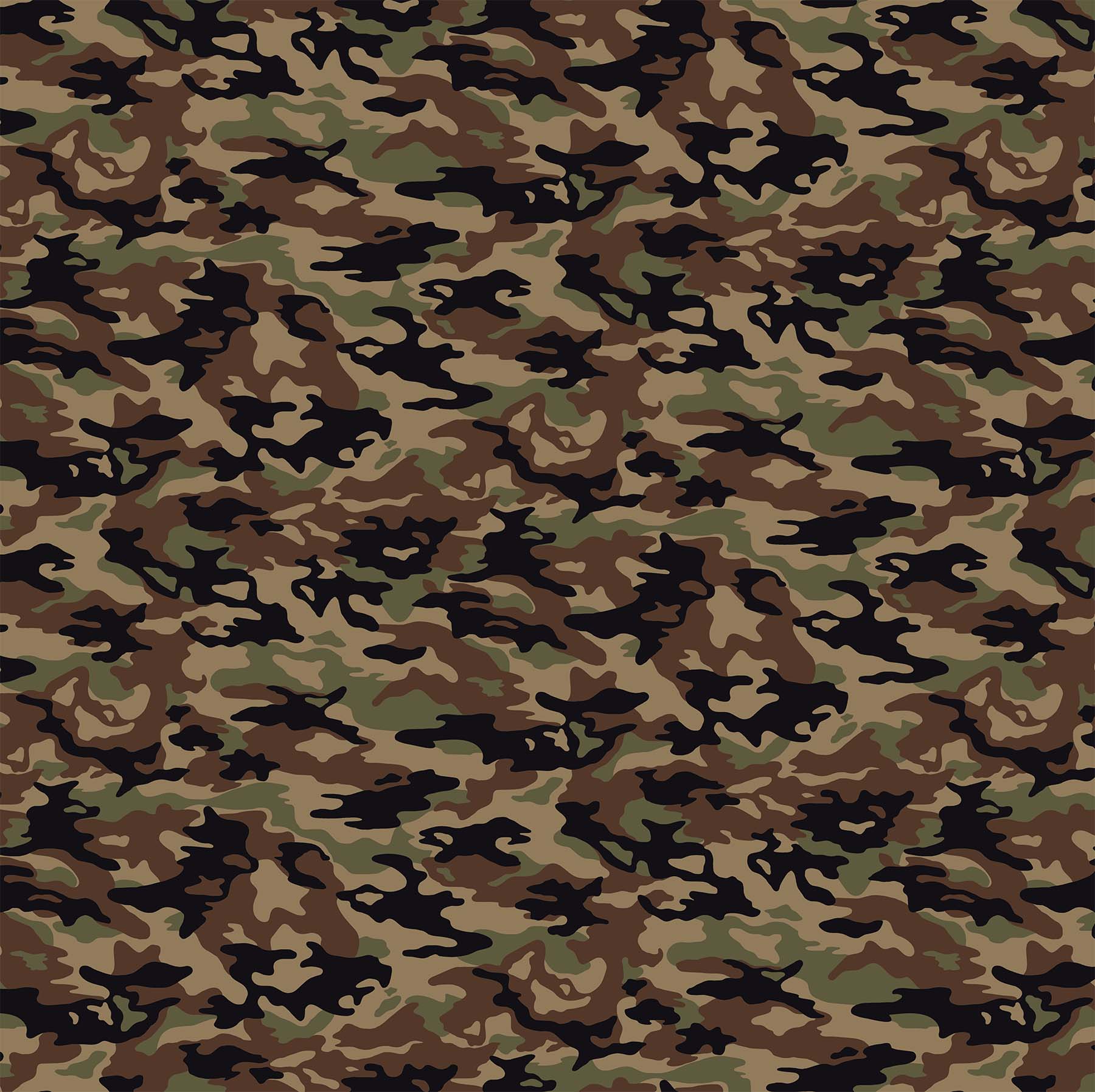 NC Crazy for Camo 24238 36 Dark Khaki