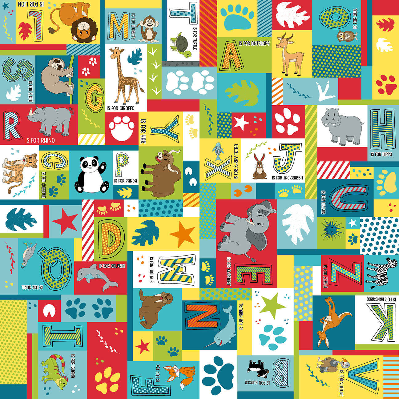 BL A to Zoo 2648-75 Turquoise