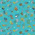 BL A to Zoo 2653-75 Turquoise