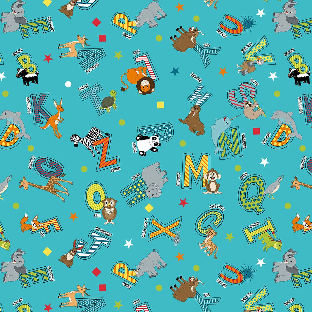 BL A to Zoo 2653-75 Turquoise