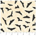 NC Hallow's Eve Bat's Cream Black