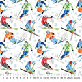 NC Winter Sports Skiing White Multi