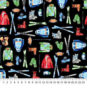 NC Winter Sports Ski Equipment Black Multi