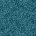 WL Midnight Garden Teal Petal Texture