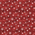 WL Red Snowflakes Woodland Snowmen