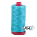 2810 Turquoise Aurifil Cotton 12 WT Large Spool