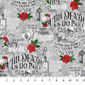 NC Words Lt Gray-Till Death Do Us Part- Multi