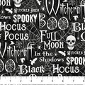 NC Words Black Multi Spellbound