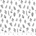 White/Black 28532-10 Nature's Sketchbook Cotton 44"/45" Fabric Per Yard