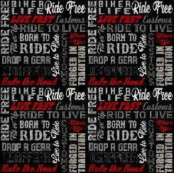 QT Ride Free BIKER LINGO