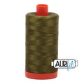 2887 Very Dark Olive Aurifil Cotton 50wt Large Spool