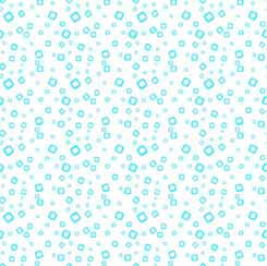 QT SNOWMAN FOLLIES - SQUARE GEO-BLUE