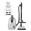 SEBO AIRBELT E3 Premium Canister Vacuum Cleaner - White