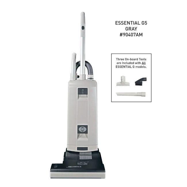 SEBO ESSENTIAL G5 Upright Vacuum Cleaner - Teal / Light Gray