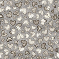 QT Bear Hugs - Heart Toss-Gray