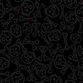 QT Creepin' It Real - Stitched Skulls