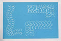 30459 Feather Border 3 in 1 Collection Stencil