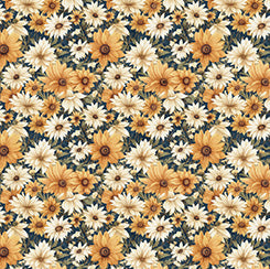 QT Queen Bee Packed Floral Midnight