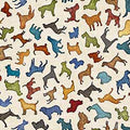 QT Top Dog Silhouette Toss 30581-E Cream